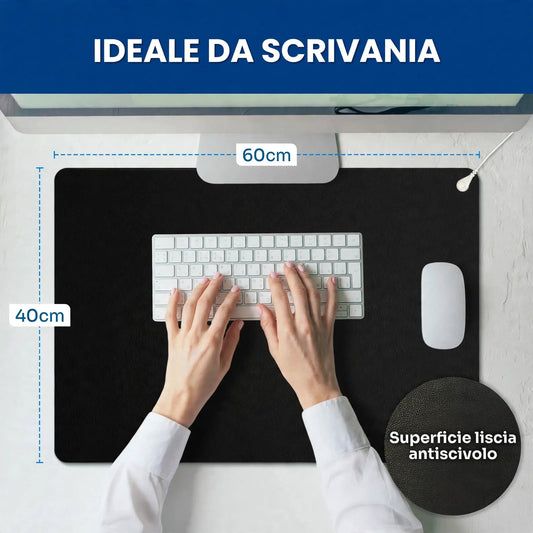 Tappetino di Messa a Terra Grounding - IDEALE DA SCRIVANIA - 60x40cm | Antistatico ed Ergonomico