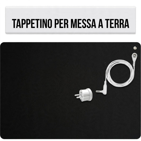 Tappetino di Messa a Terra Grounding - IDEALE DA SCRIVANIA - 60x40cm | Antistatico ed Ergonomico